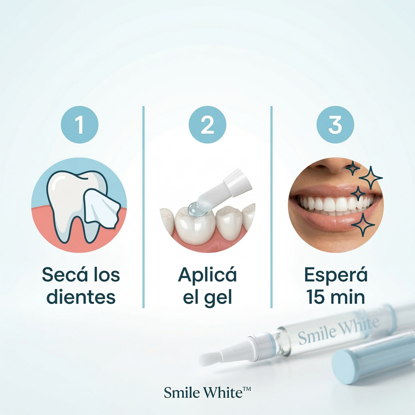 Smile White™ — Lápiz Blanqueador de Dientes